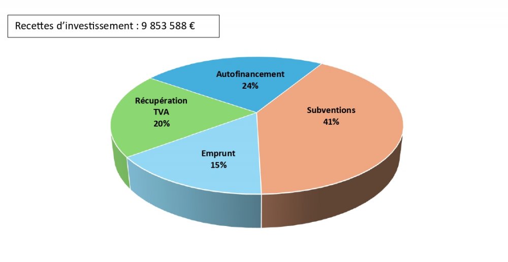 <strong>-D- Recettes d'investissement</strong> <small>© USESA</small>